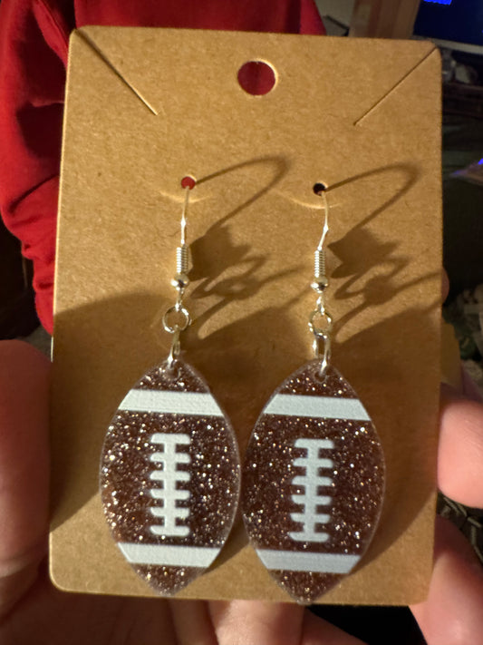 Football earrings